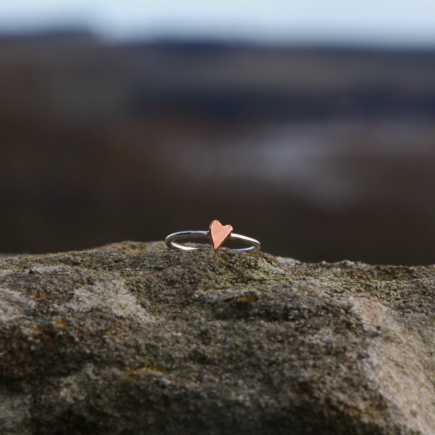 Handmade Silver Ring. Silver or Copper, Heart, Star or Crescent Moon.